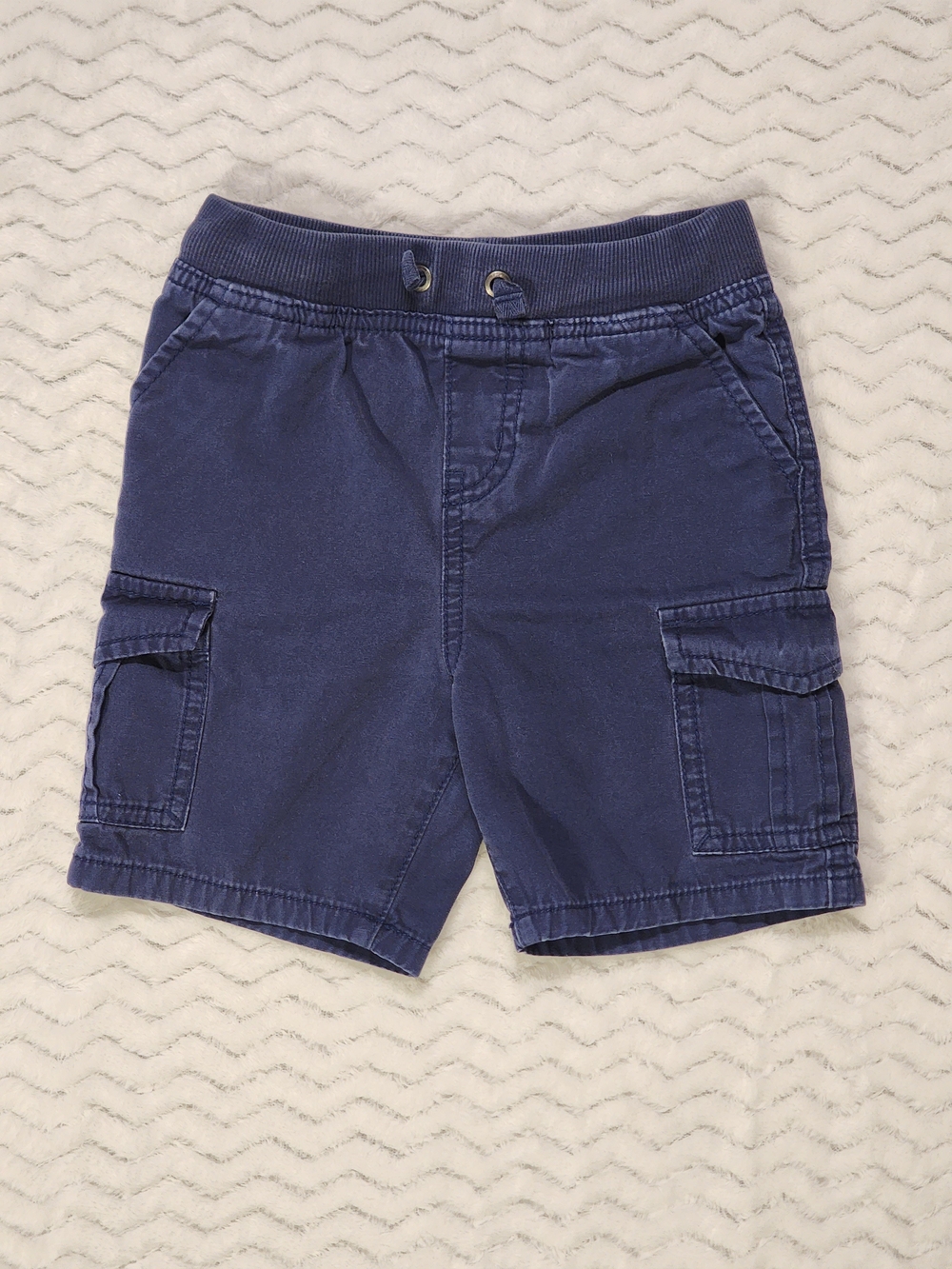Hanna Andersson Cargo Shorts – Size 2T – Dark Blue Drawstring